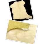 Toscana Lemon : 10 Piece Shearling Bundle With Perforated Suede Reverse (Ref-gh.eol)