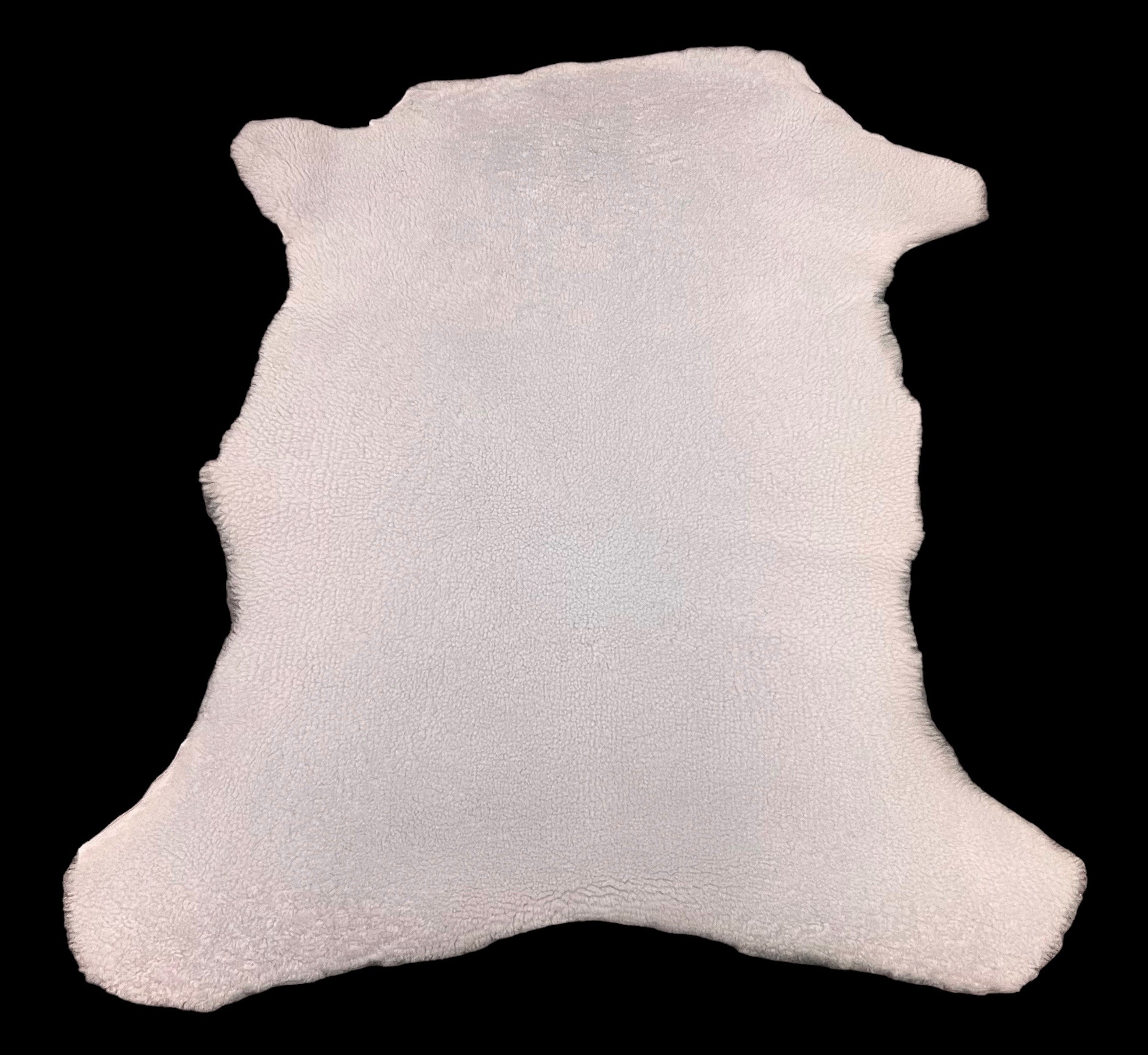 Curly Merino Lilac 10mm : 5 Piece Sheepskin Bundle with Leather Reverse (Ref-gh.eol)