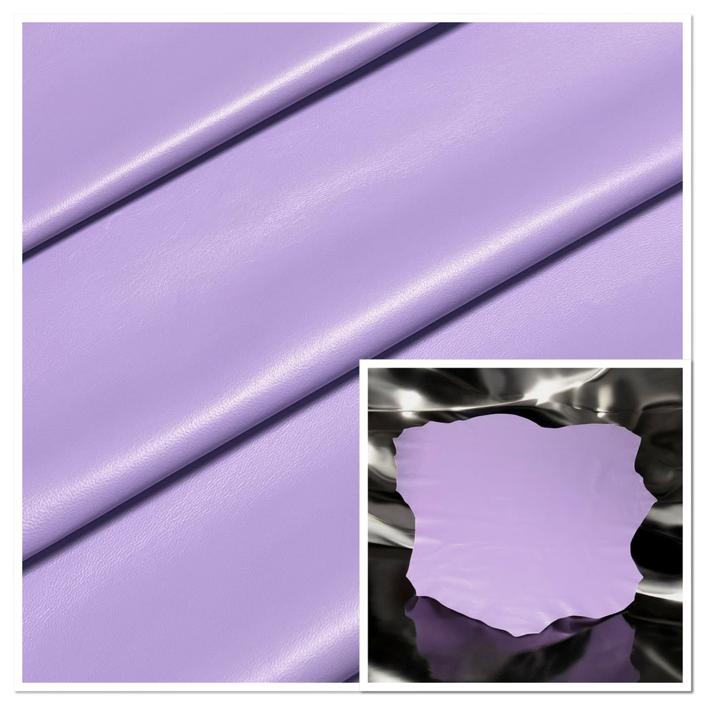 Valencia Lilac, Leather Lambskin : Italian Lamb Nappa (0.6-0.7mm 1.5oz) 10
