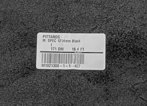 M-Spec Black : Lightly Printed Leather Cow Side : 1.2-1.4mm (Ex Pittards Stock)