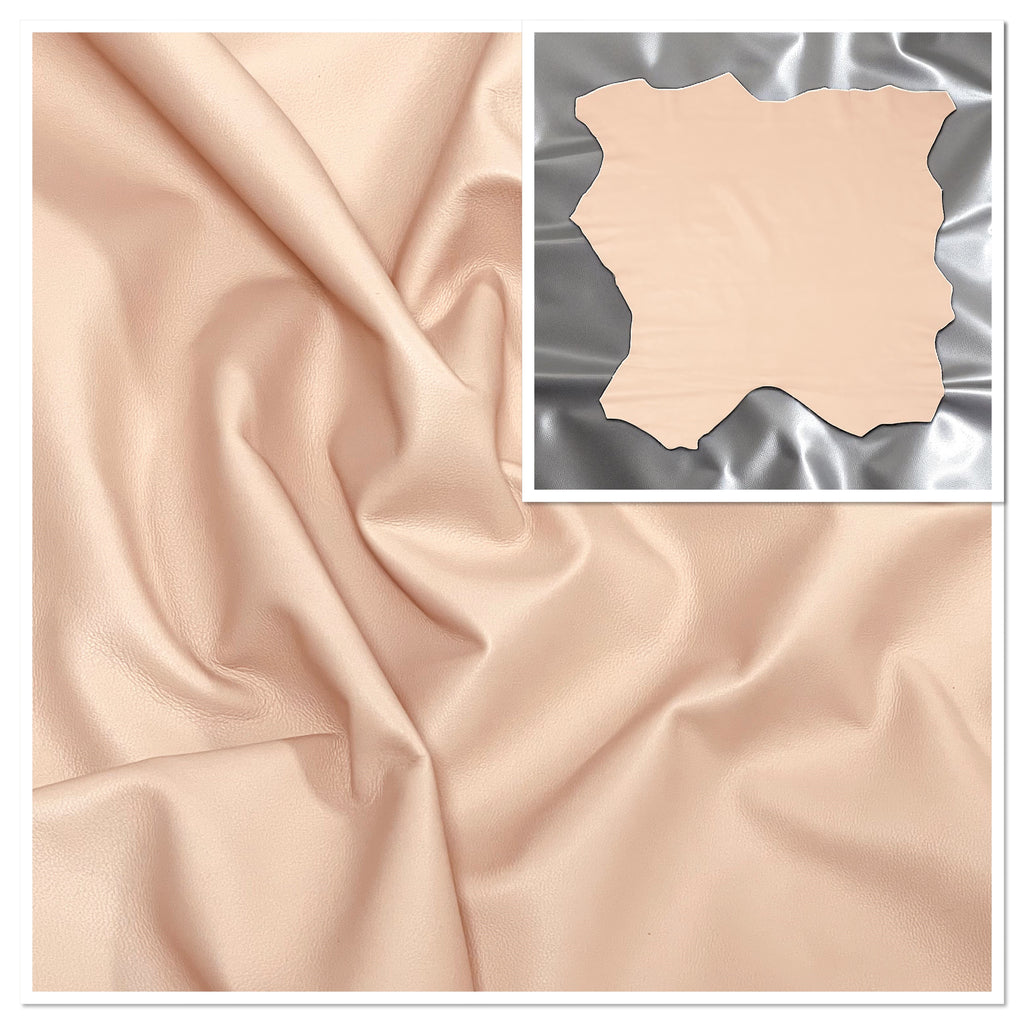 Madrid Couture Nude , Leather Lambskin : Italian Leather (0.6-0.7mm 1.5oz)