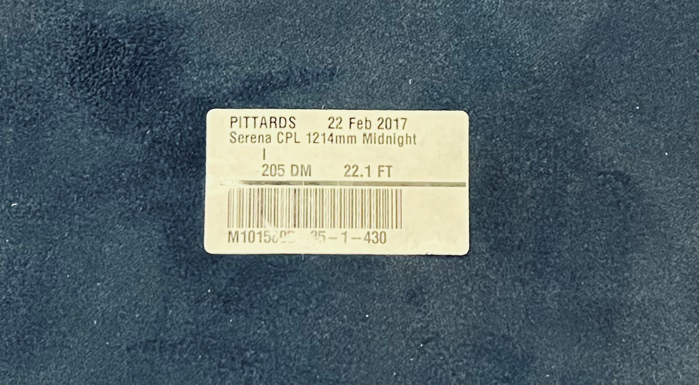 Serena Nappa Midnight-Blue Cow Side : 1.2-1.4mm (Ex Pittards Stock)