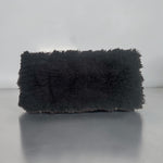 Dark Brown Mongolian Sheepskin Plate : (120cm L x 55cm W) Perfect As Rugs or Making Cushions and Garments.