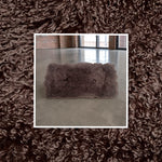 Mid-Brown Mongolian Sheepskin Plate : (120cm L x 55cm W) Perfect As Rugs or Making Cushions and Garments.