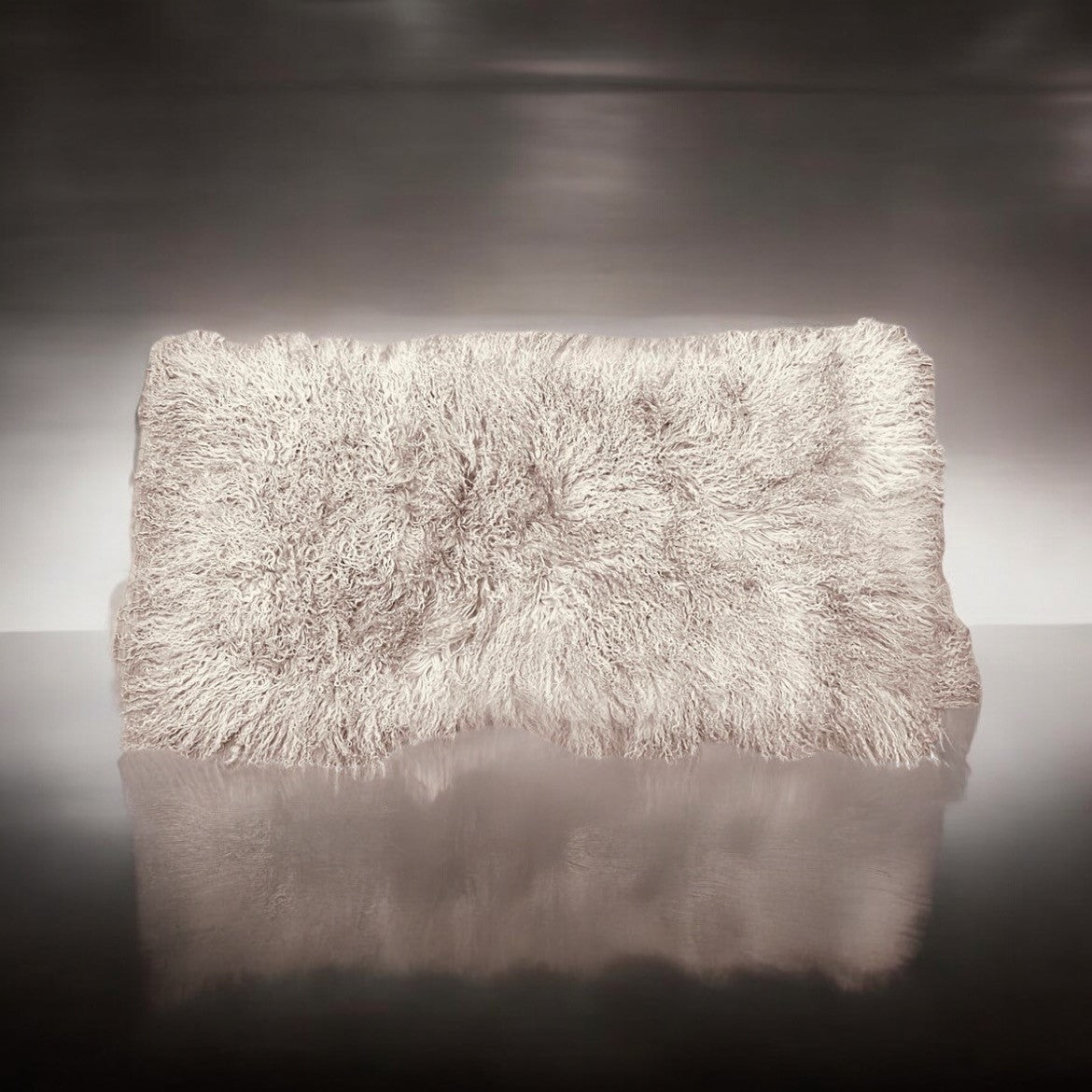 Oyster Mongolian Sheepskin Plate : (120cm L x 60cm W) Perfect As Rugs or Making Cushions and Garments.