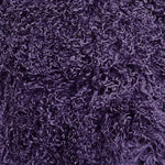 Purple Mongolian Sheepskin Plate : (120cm L x 55cm W) Perfect As Rugs or Making Cushions and Garments.