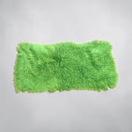 Spring-Green Mongolian Sheepskin Plate : (120cm L x 55cm W) Perfect As Rugs or Making Cushions and Garments.
