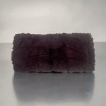 Wine Mongolian Sheepskin Plate : (120cm L x 55cm W) Perfect As Rugs or Making Cushions and Garments.
