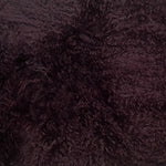Wine Mongolian Sheepskin Plate : (120cm L x 55cm W) Perfect As Rugs or Making Cushions and Garments.