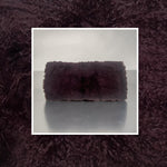 Wine Mongolian Sheepskin Plate : (120cm L x 55cm W) Perfect As Rugs or Making Cushions and Garments.