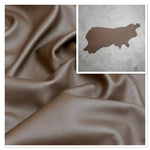 Brown Smooth Grain Cow Side : 0.9-1.1mm (Ref-gh.eol) Moto