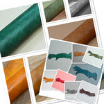 "MOZART" Hand-Dyed Vegetable Tanned Leather Bellies (1.0-1.5mm)