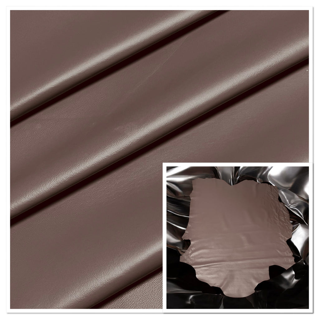 Valencia Mushroom, Leather Lambskin : Italian Lamb Nappa (0.6-0.7mm 1.5oz) 10