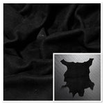 Pittards Mustang Black : Lamb Suede 0.85mm (Ex Pittards Stock)