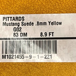 Pittards Mustang Yellow : Lamb Suede 0.8mm (Ex Pittards Stock) MustangSuede.8mmYellowA