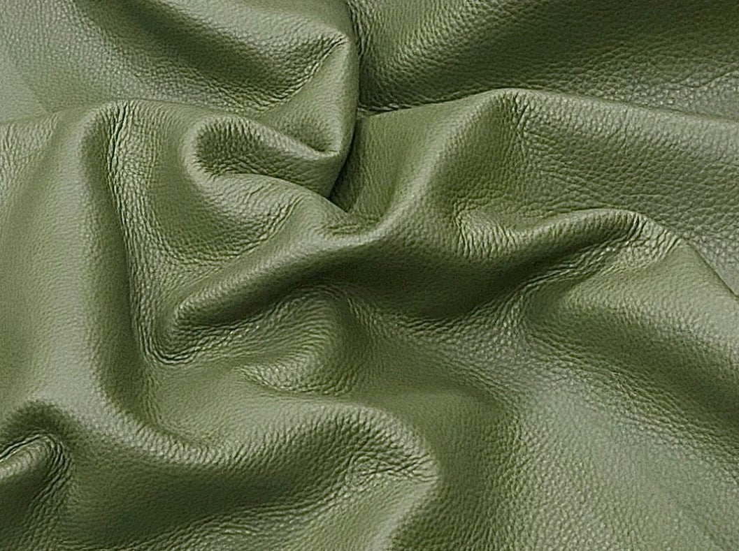 Nassau Olive, Full Grain Leather Cow Side : (1.0-1.2mm 2.5oz) 23