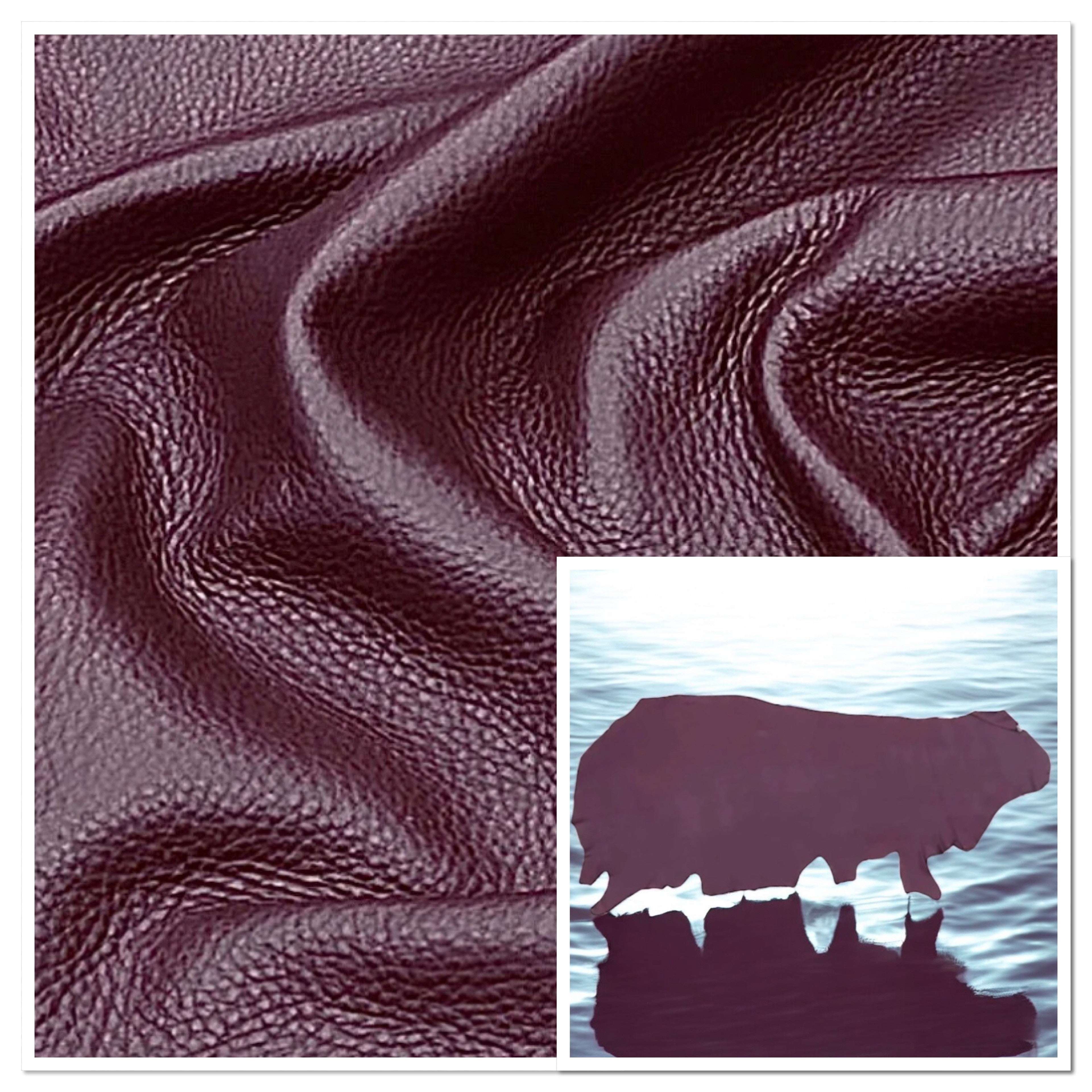 Nassau Wine, Full Grain Leather Cow Side : (1.0-1.2mm 2.5oz) 23