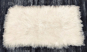 Natural Mongolian Sheepskin Plate : (120cm L x 60cm W) Perfect As Rugs & Throws or Making Cushions and Garments.