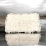 Natural Mongolian Sheepskin Plate : (120cm L x 55cm W) Perfect As Rugs or Making Cushions and Garments.