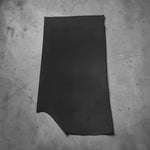 Oily Black Leather Saddlery Butt  – Haircell Printed – 3.5-4.0mm (Veg-Tanned)