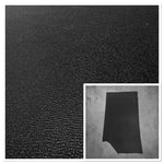 Oily Black Leather Saddlery Butt  – Haircell Printed – 3.5-4.0mm (Veg-Tanned)