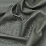 Olive Biker Leather : Embossed Grain Soft Leather Cow Side 1.4-1.6mm (Ref-gh.eol))