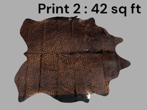 Hair-On Cow Hide : Print 2 (Ref-gh.eol)