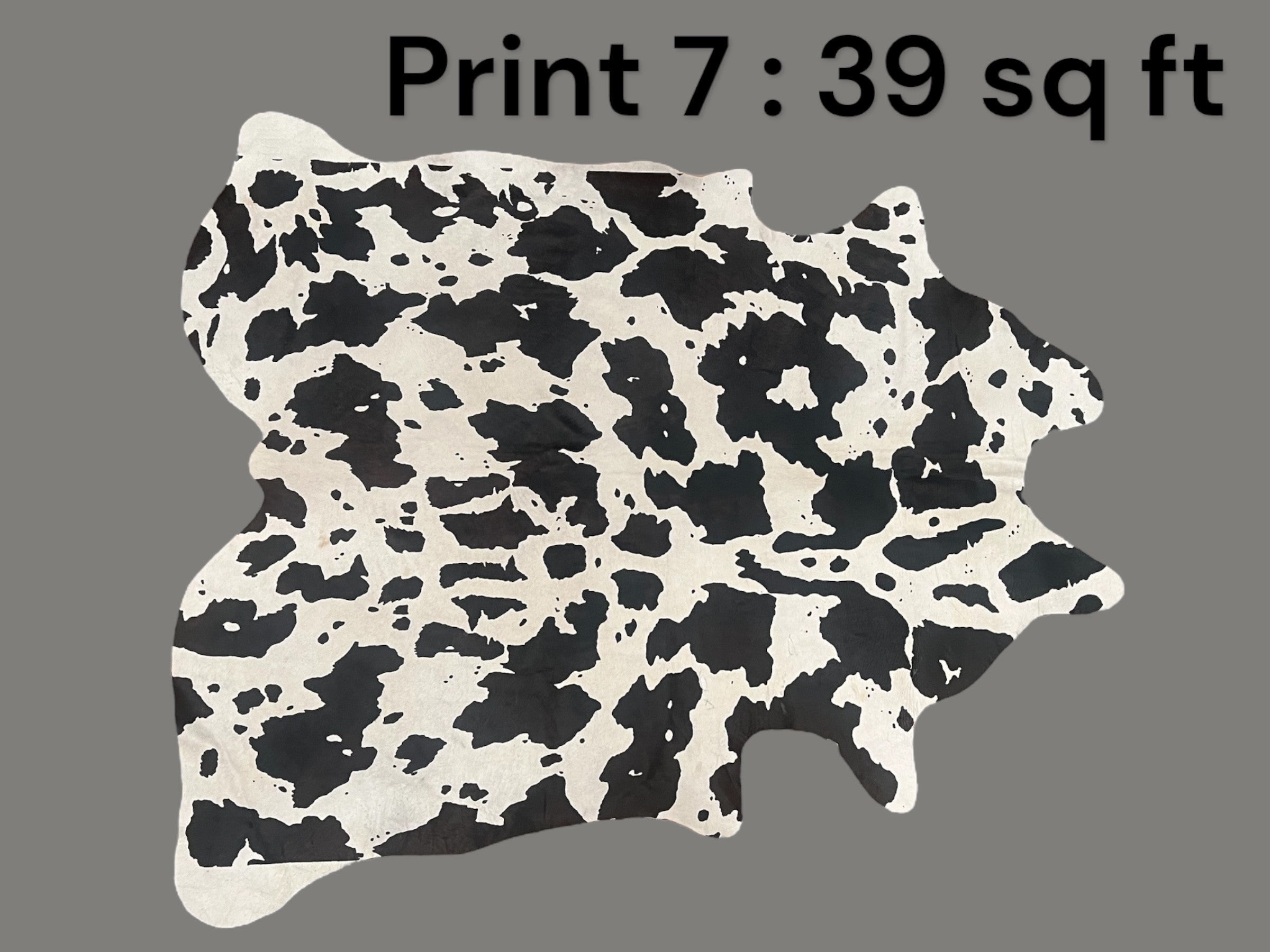 Hair-On Cow Hide : Print 7 (Ref-gh.eol)