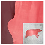 Armo R Red Wine Cow Side : Double Sided Leather with a PU Reverse 1.5-1.7mm (Ref-gh.eol)