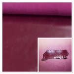 Glossy Burgundy PU Leather Cow Side : 1.0-1.2mm (Ref-gh.eol)