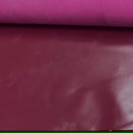 Glossy Burgundy PU Leather Cow Side : 1.0-1.2mm (Ref-gh.eol)