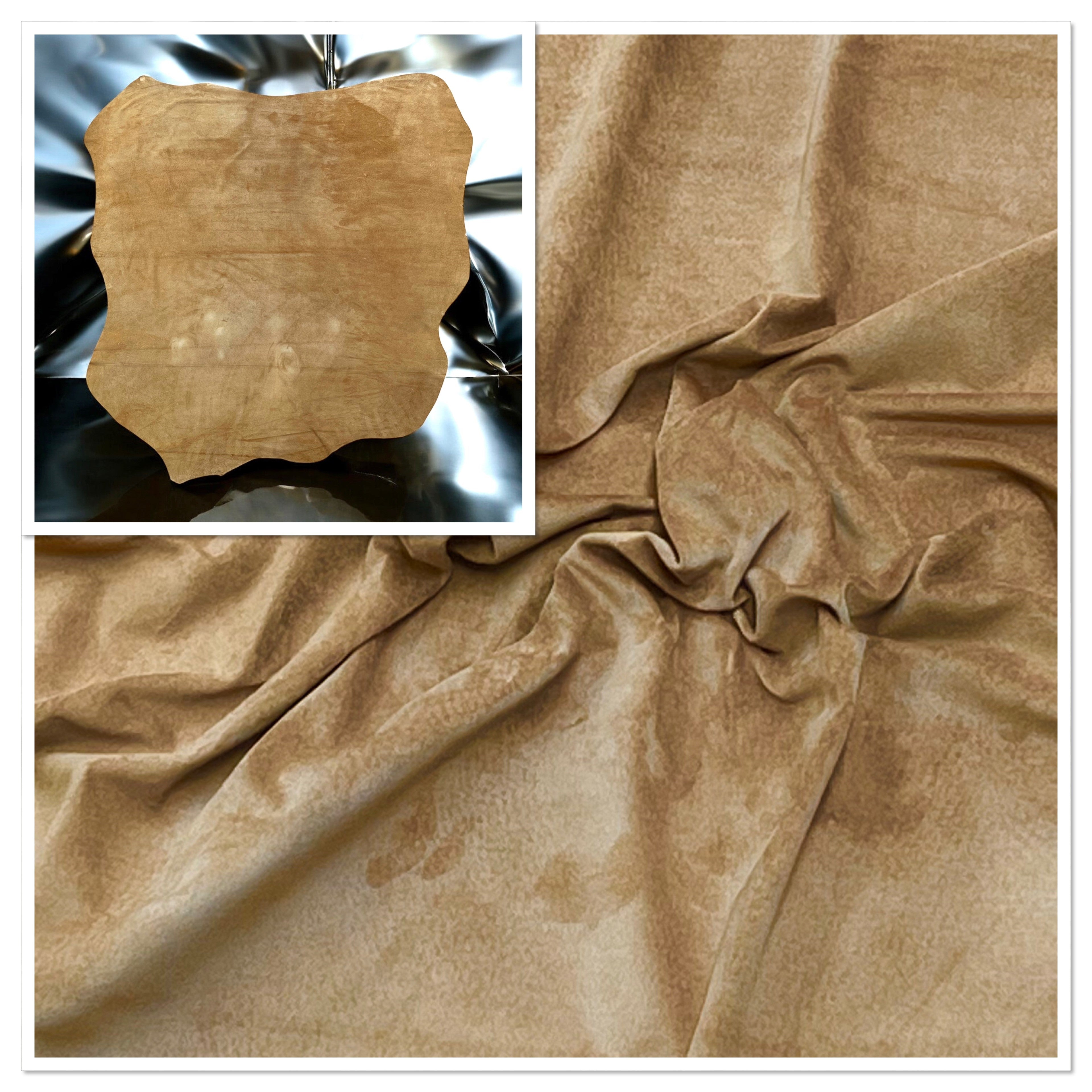 Cognac, Pig Suede : (0.5-0.6mm 1.5oz) 15