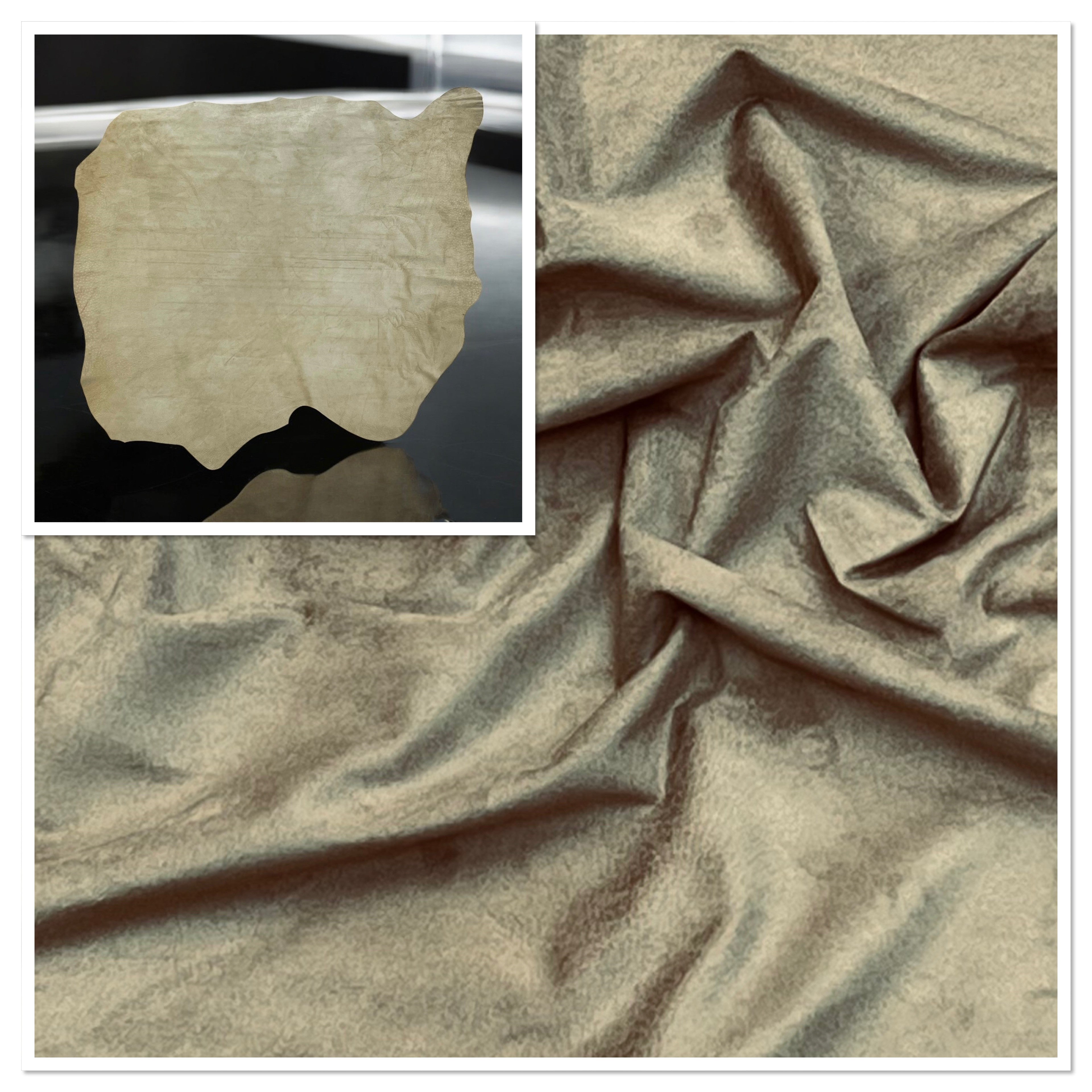 Taupe, Pig Suede : (0.5-0.6mm 1.5oz) 15