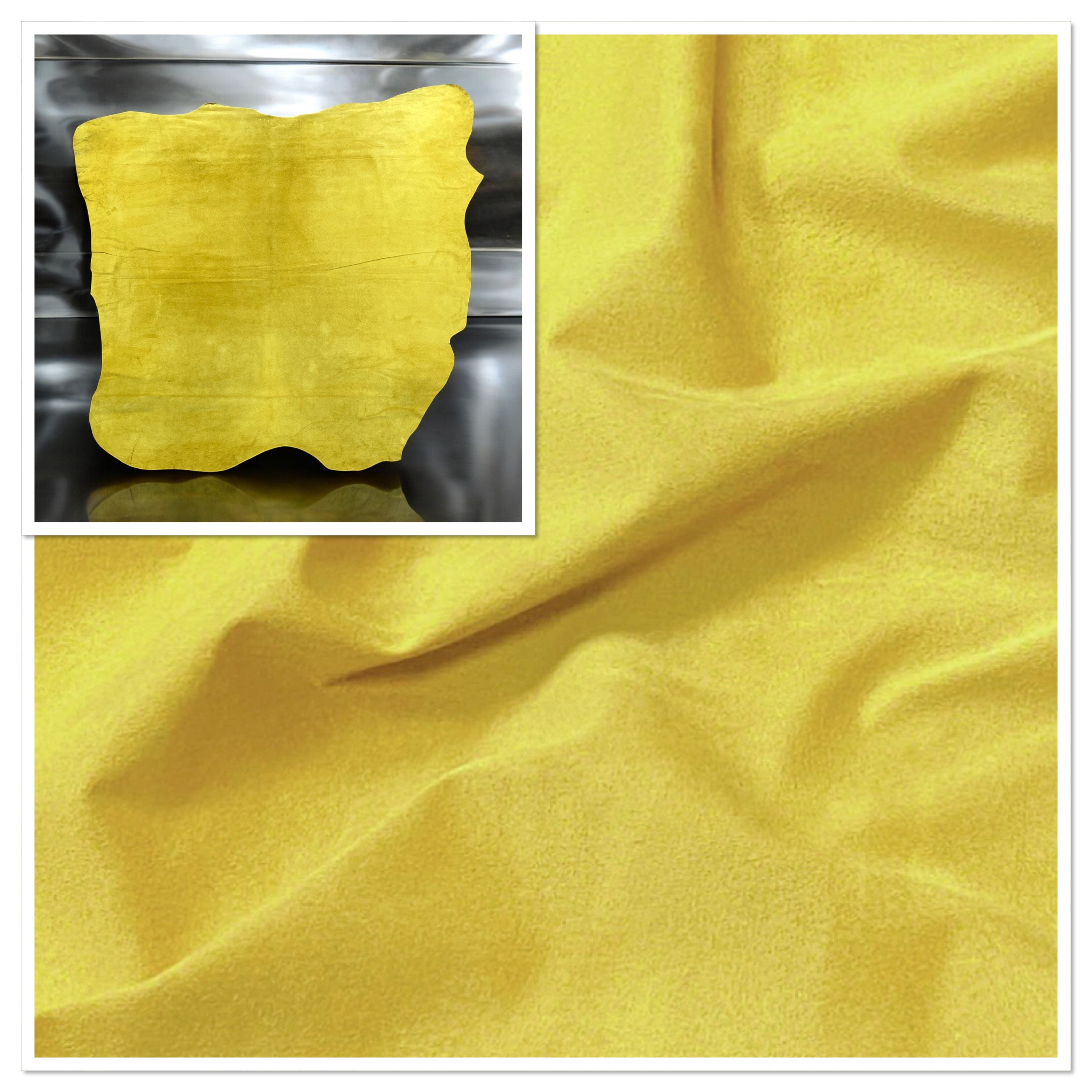 Yellow, Pig Suede : (0.5-0.6mm 1.5oz) 15