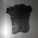Ex Pittards Goat Leather : Black 1.0- 1.1mm Water Resistant Leather (Ex Pittards Stock)
