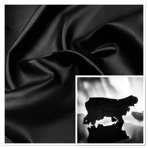 Raphael Black : Leather Cow Side with Smooth Grain, 1.2-1.4mm (Ex Pittards Stock)