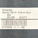 Raphael Black : Leather Cow Side with Smooth Grain, 1.2-1.4mm (Ex Pittards Stock)