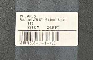 Raphael Black : Leather Cow Side with Smooth Grain, 1.2-1.4mm (Ex Pittards Stock)