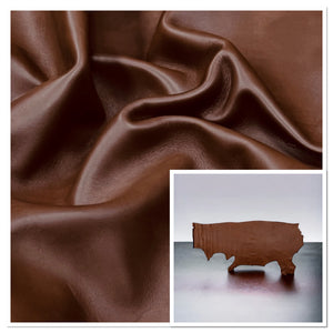 Raphael Caramelo : Leather Cow Side with Smooth Grain, 1.4-1.6mm (Ex Pittards Stock)