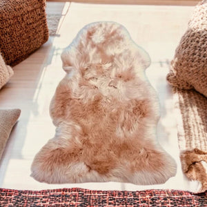 Rosa-Pink Sheepskin Rugs: Premium Quality Sheepskin Rugs for any Room (65cm x 95cm)