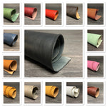 "RUTLAND" 1.5-1.7mm Aniline coloured Softy Milled Vegetable Tanned Shoulder 16