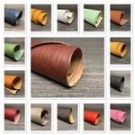 "RUTLAND" 2.0-2.5mm Aniline coloured Softy Milled Vegetable Tanned Shoulder 16