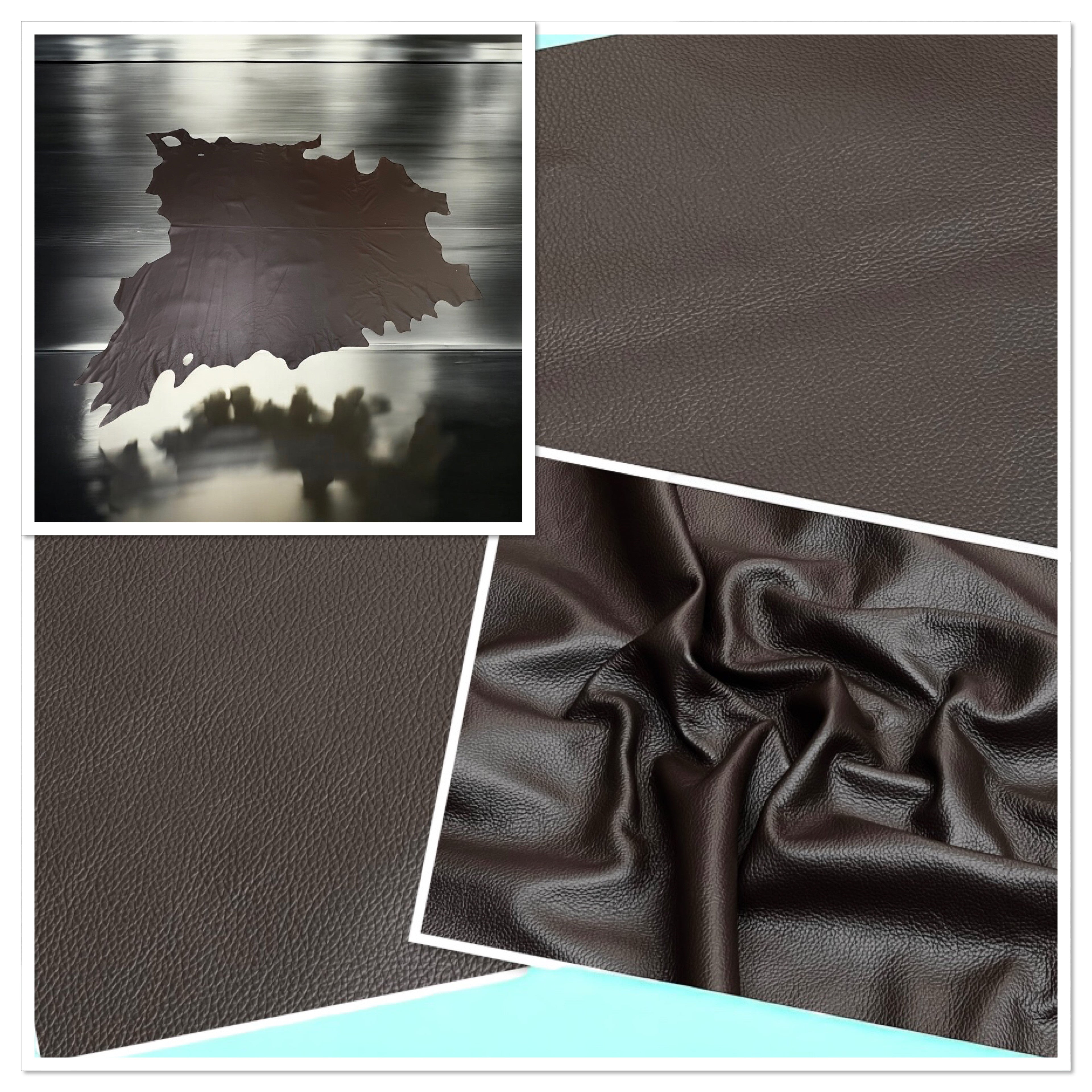 Sandhurst Saddle Brown, Italian Leather Cow Hide : (1.3-1.5mm 3.5oz) 25