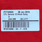 Serena Nappa Ruby-Red Cow Side : 1.2-1.4mm (Ex Pittards Stock)