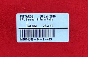 Serena Nappa Ruby-Red Cow Side : 1.2-1.4mm (Ex Pittards Stock)