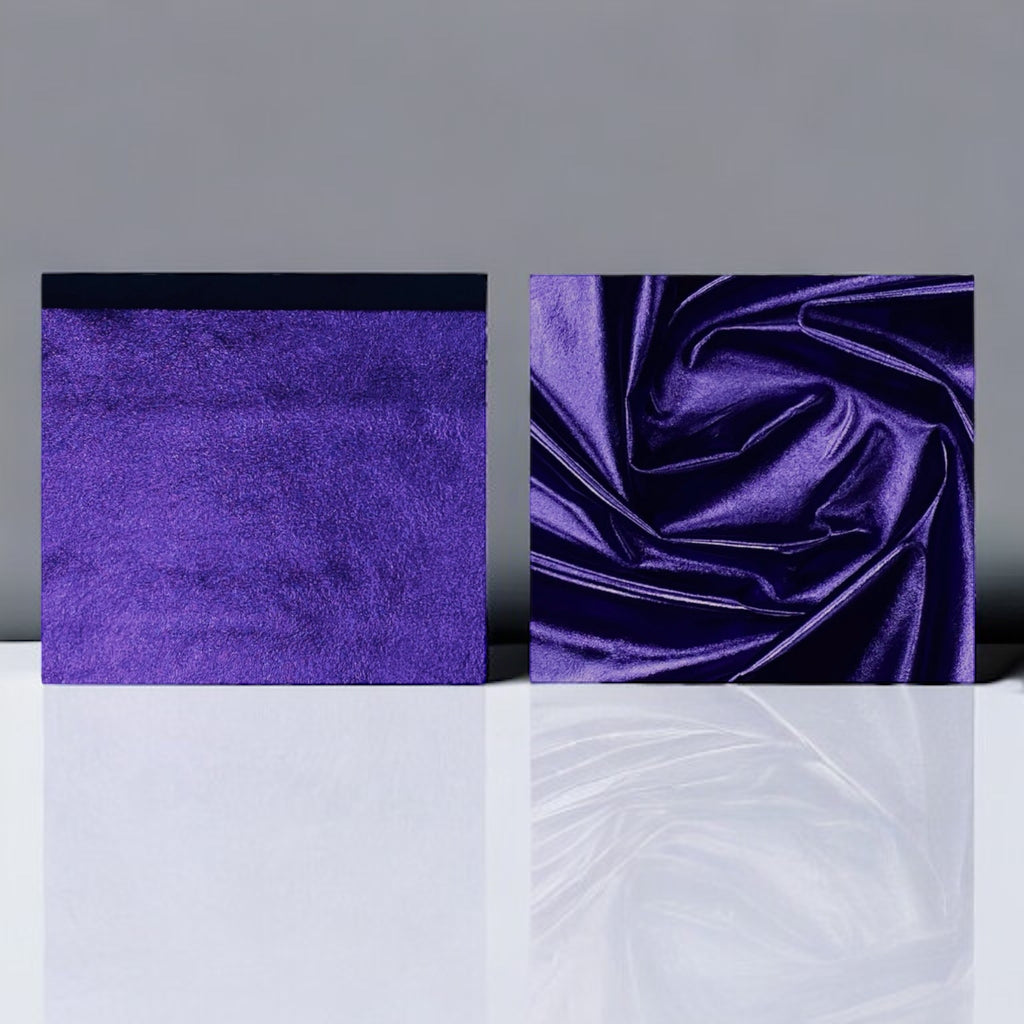 Shimmer Foiled Lambskin Violet : Italian Leather (0.6-0.7mm 1.5oz) 9
