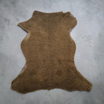 Small Merino Brown : 10mm Curly Wool 6x Piece Sheepskin Bundle with Distressed Nappalan Reverse (Ref-gh.eol) Bundle 640