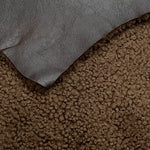 Small Merino Brown : 10mm Curly Wool 6x Piece Sheepskin Bundle with Distressed Nappalan Reverse (Ref-gh.eol) Bundle 640