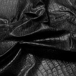 Embossed Black Lambskin : 1.0-1.2mm 3oz (Ref-gh.eol)