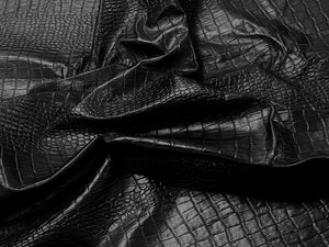 Embossed Black Lambskin : 1.0-1.2mm 3oz (Ref-gh.eol)